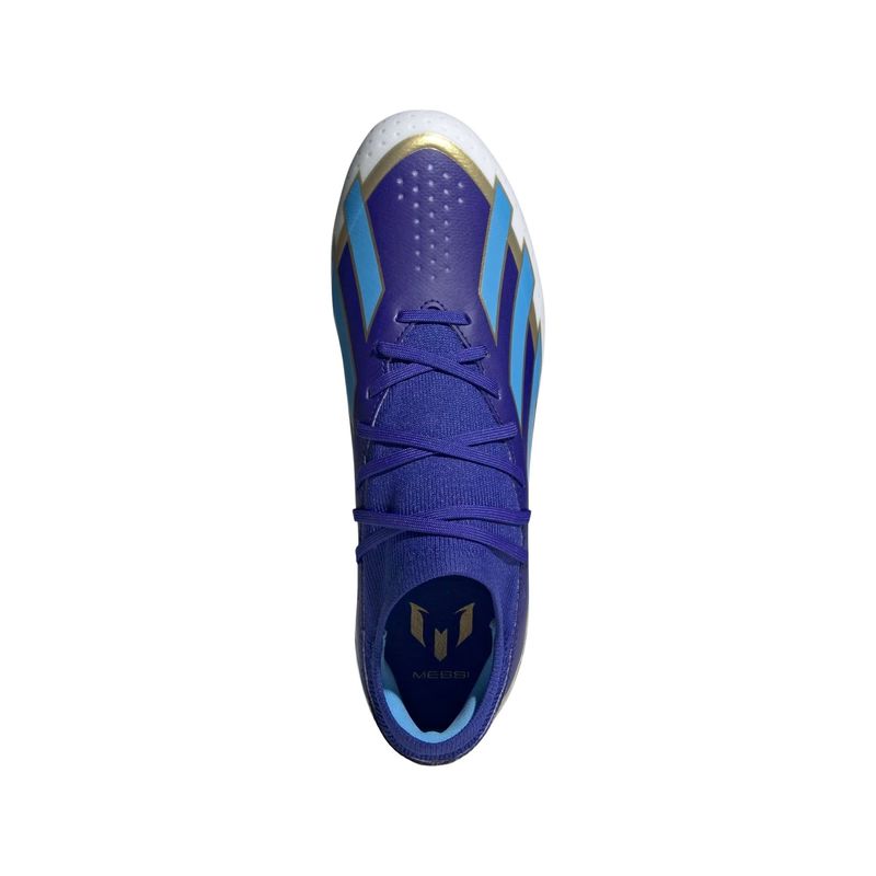chuteira-campo-adidas-x-crazyfast-23-messi-masculina-azul-branca