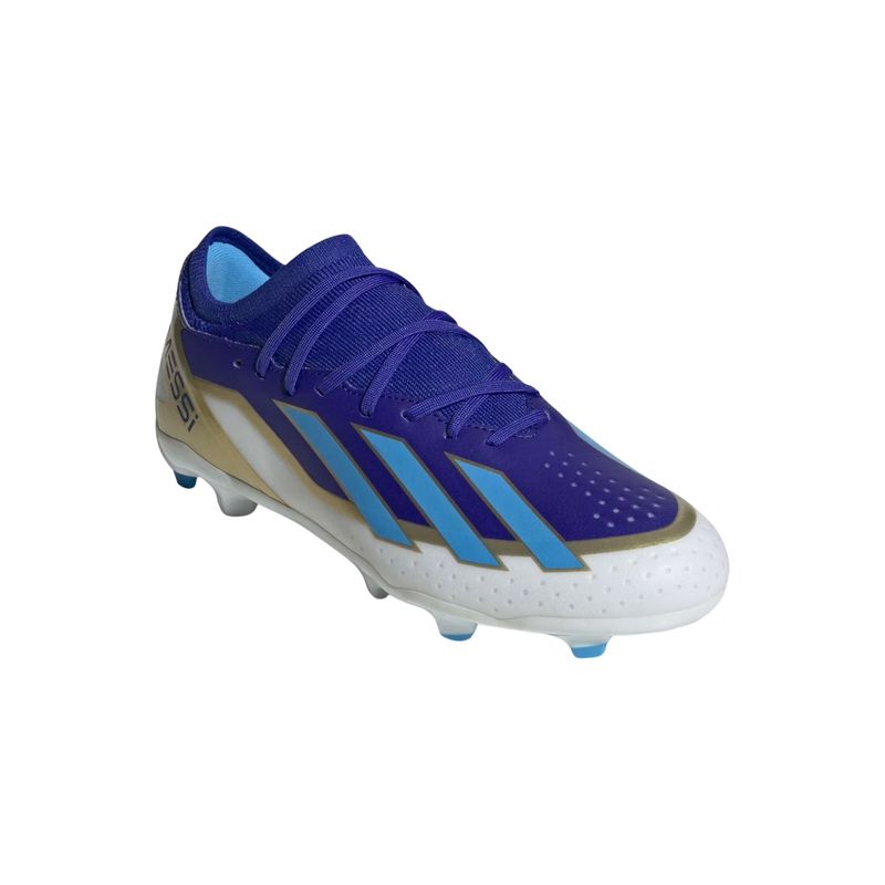 chuteira-campo-adidas-x-crazyfast-23-messi-masculina-azul-branca