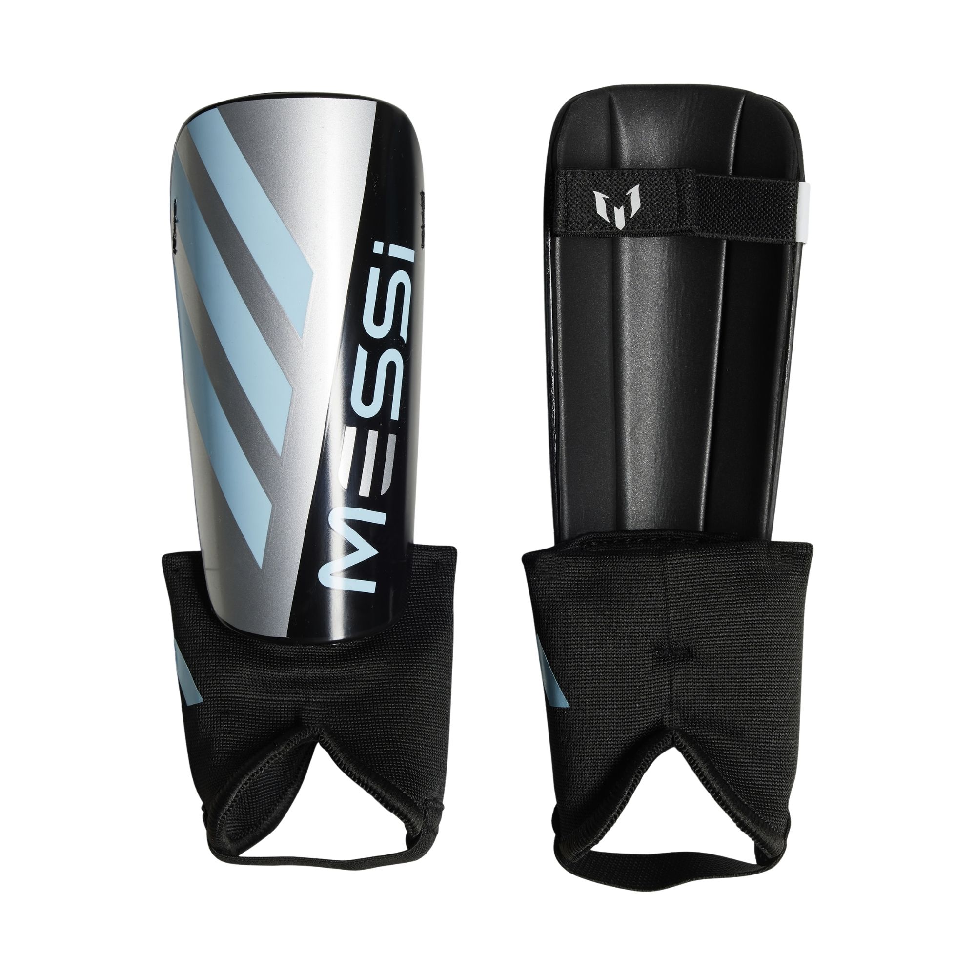 Caneleira Adidas Messi Match Infantil - Cinza/Preta