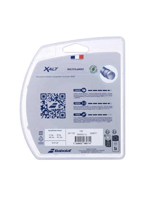 Corda Para Raquete Encor Babolat Xalt 130/16 12M Unissex - Branca