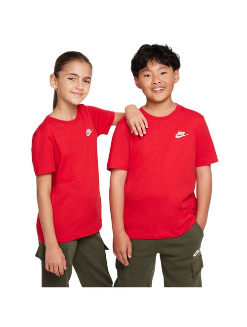 Camiseta Nike Sportswear Futura Infantil - Vermelha