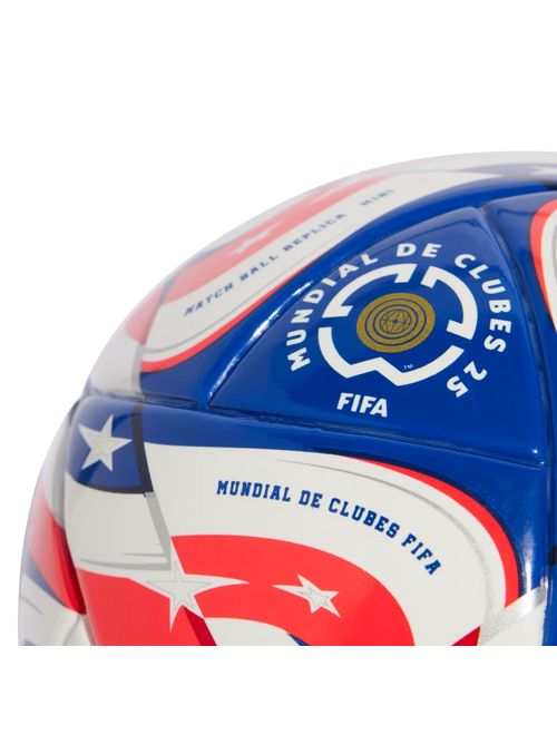 Mini Bola Adidas Copa Do Mundo Clubes Fifa 25 Unissex - Branca/Azul