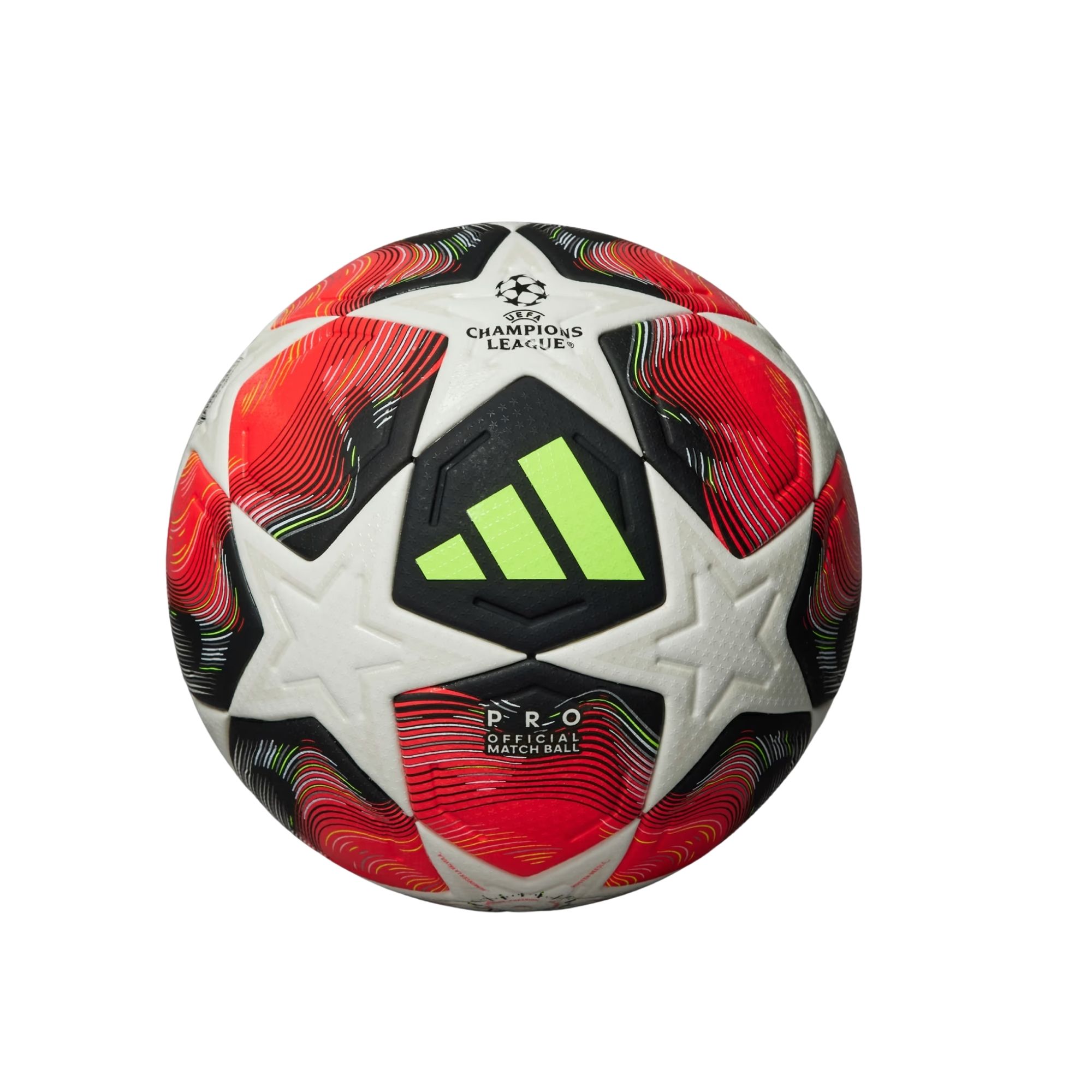 Bola Adidas Ucl Pro 3Rd Fired Up Unissex - Vermelha/Branca