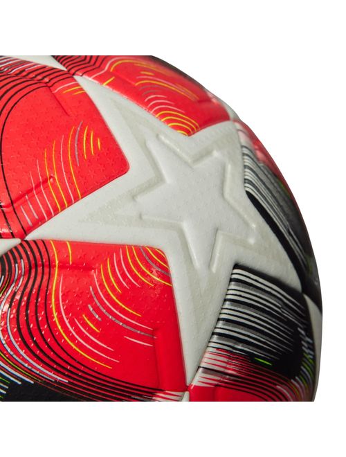 Bola Adidas Ucl Pro 3Rd Fired Up Unissex - Vermelha/Branca