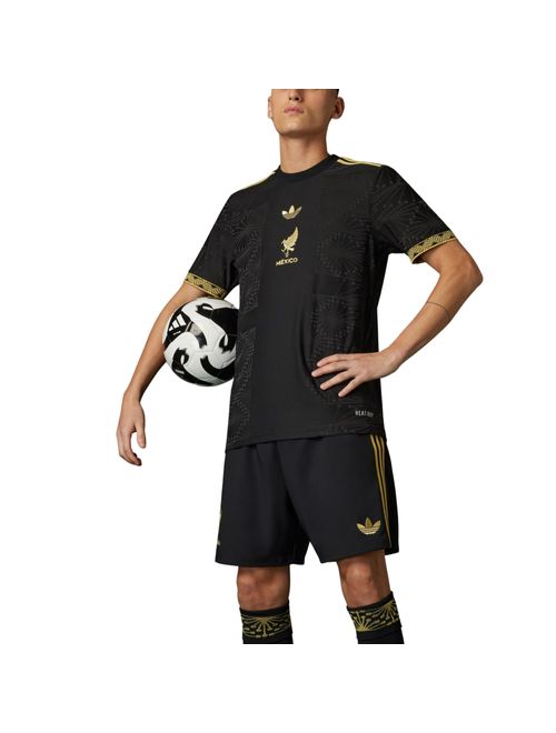 Camisa Mexico 25/26 Adidas Ouro Masculina - Preta