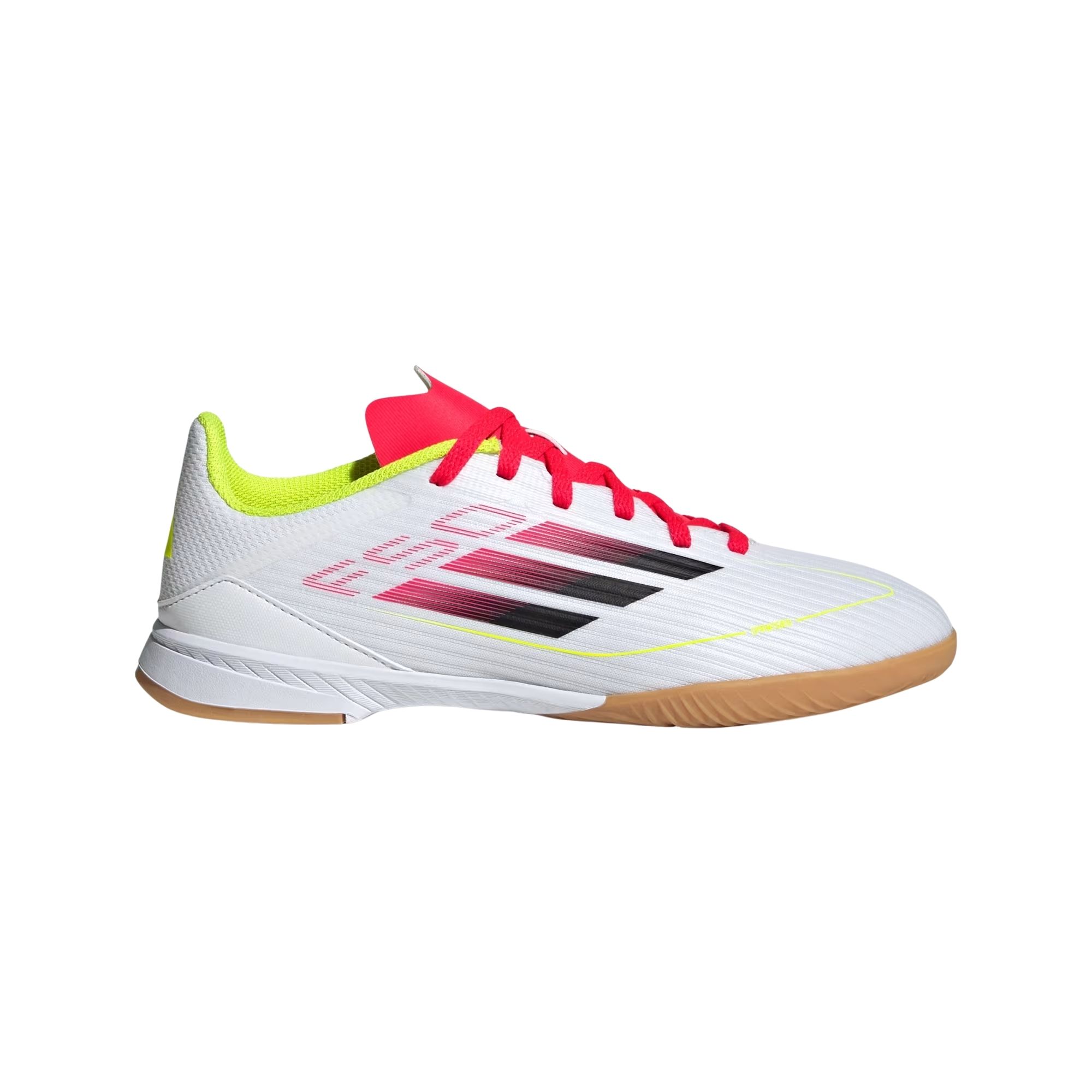 Chuteira Futsal Adidas F50 League Infantil - Branca/Vermelha
