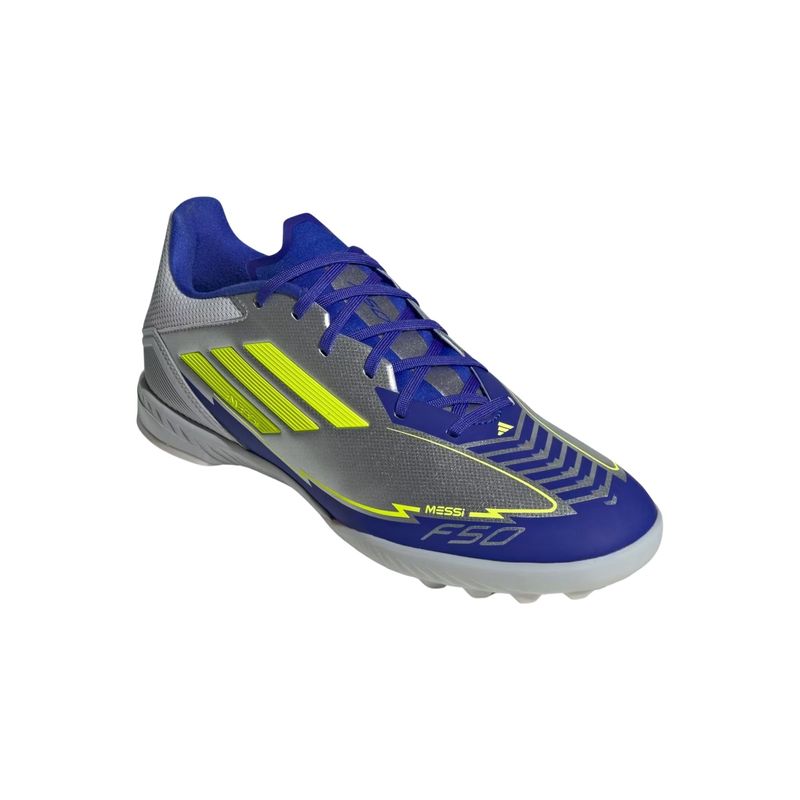 chuteira-society-adidas-f50-messi-league-masculina-prata-azul