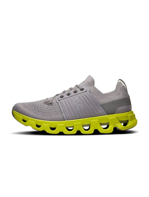Tênis On Running Cloudswift 4 Masculino - Cinza/Amarelo
