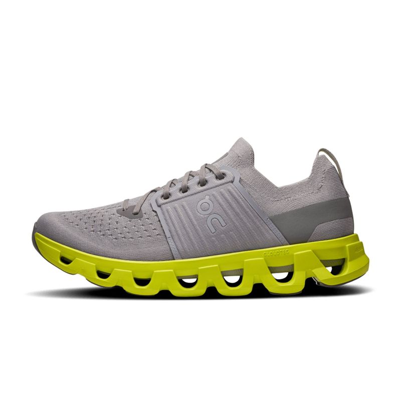 tenis-on-running-cloudswift-4-masculino-cinza-amarelo