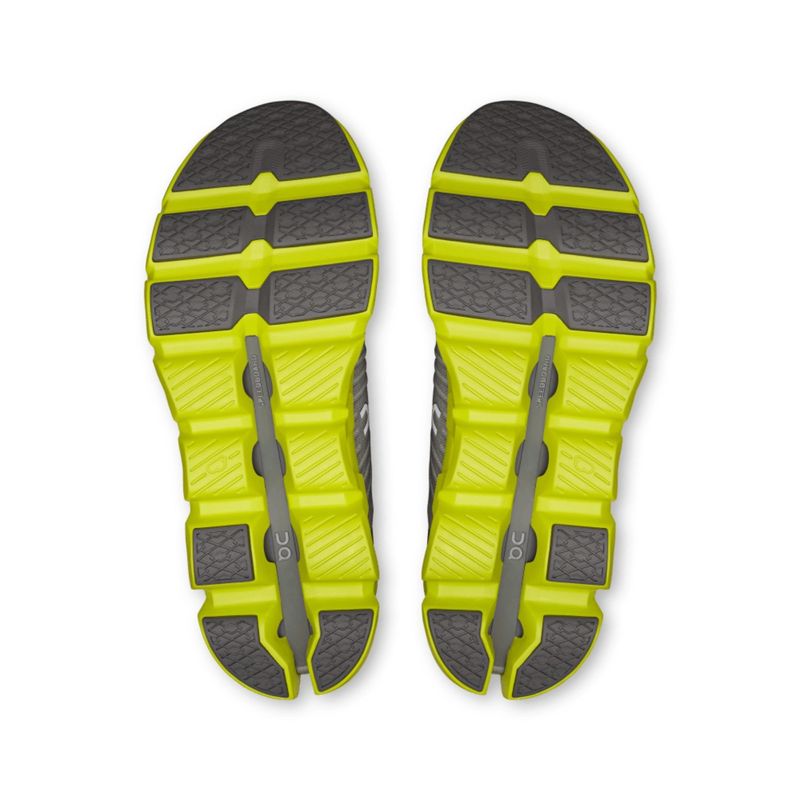 tenis-on-running-cloudswift-4-masculino-cinza-amarelo