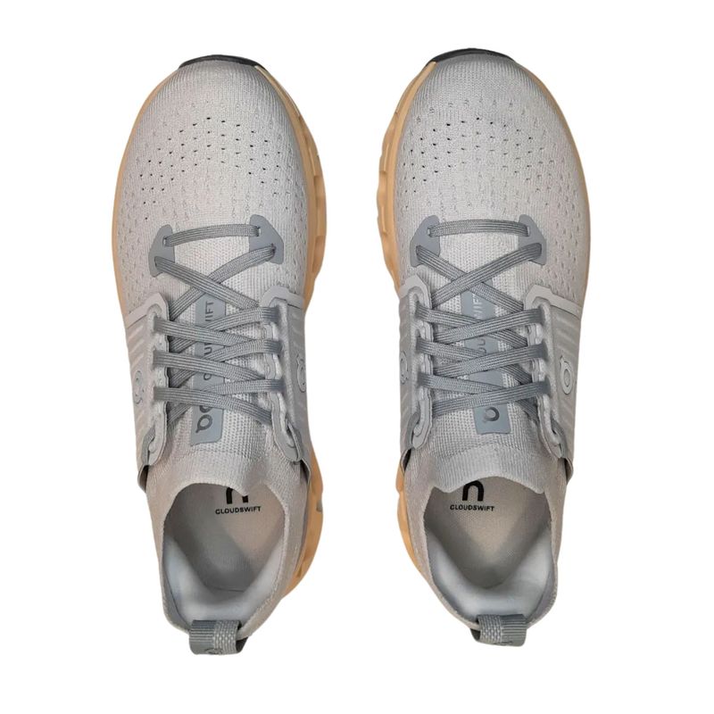 tenis-on-running-cloudswift-4-feminino-cinza-salmao