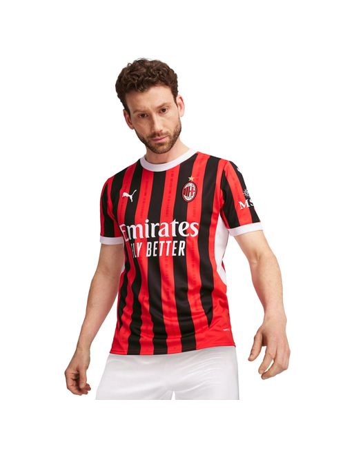 Camisa Milan I 24/25 Puma Masculina - Vermelha/Preta