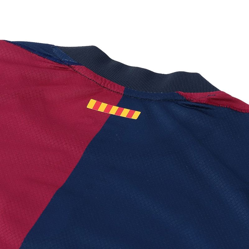 camisa-barcelona-i-2024-25-nike-torcedor-pro-infantil-azul-vermelha