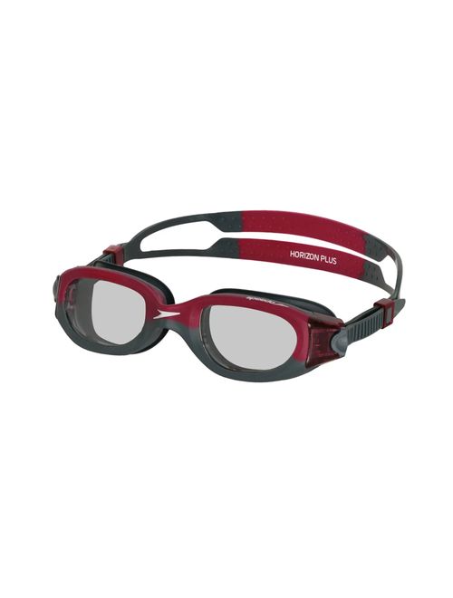 Óculos De Natação Speedo Horizon Plus Onix Cristal Unissex - Cinza/Vermelho