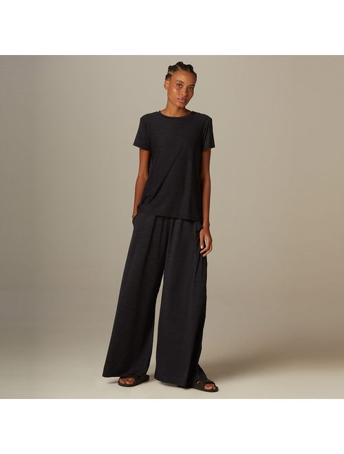Calça Fitness Pantalona Preta Alba