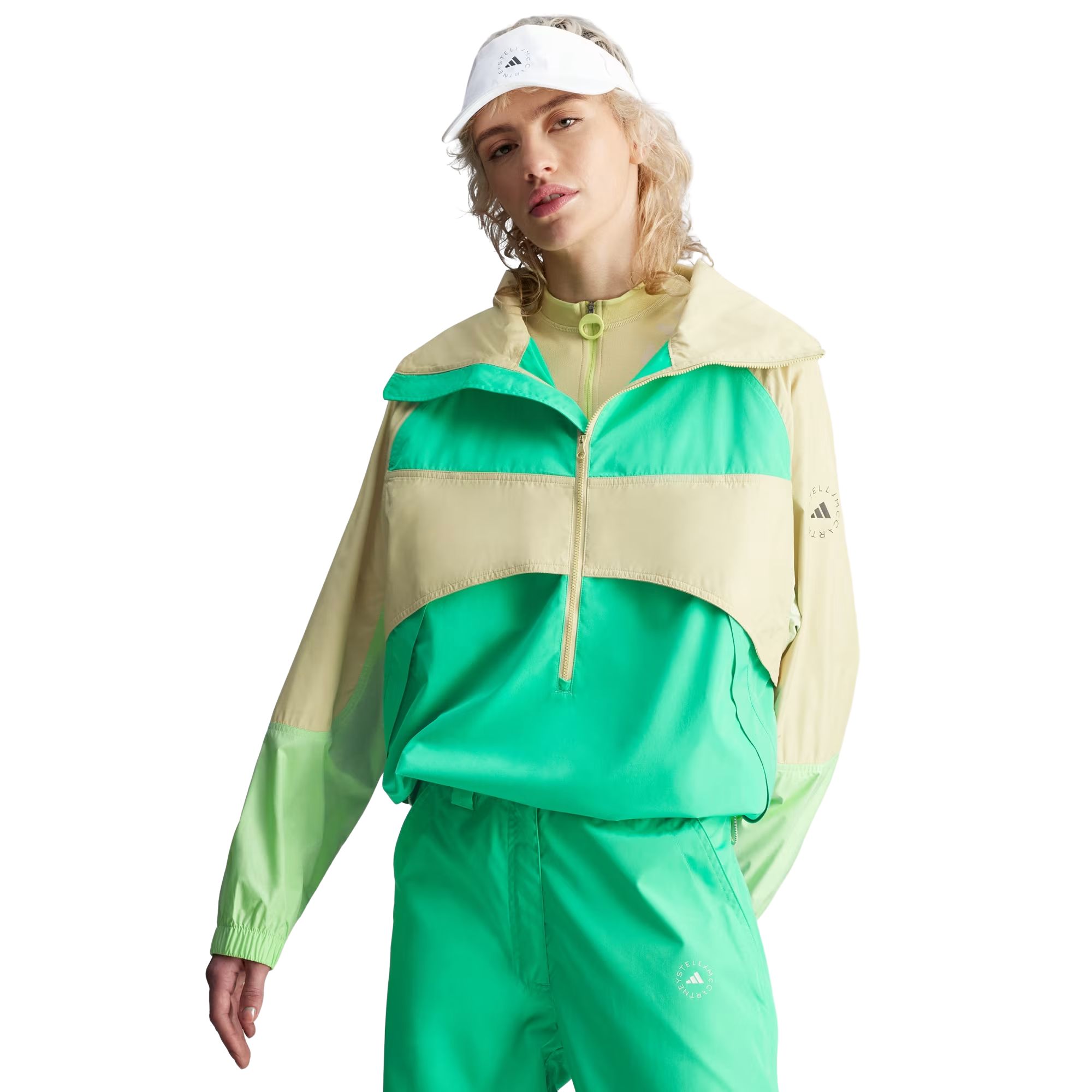 Jaqueta Adidas Stella Mccartney Feminina - Verde/Amarela