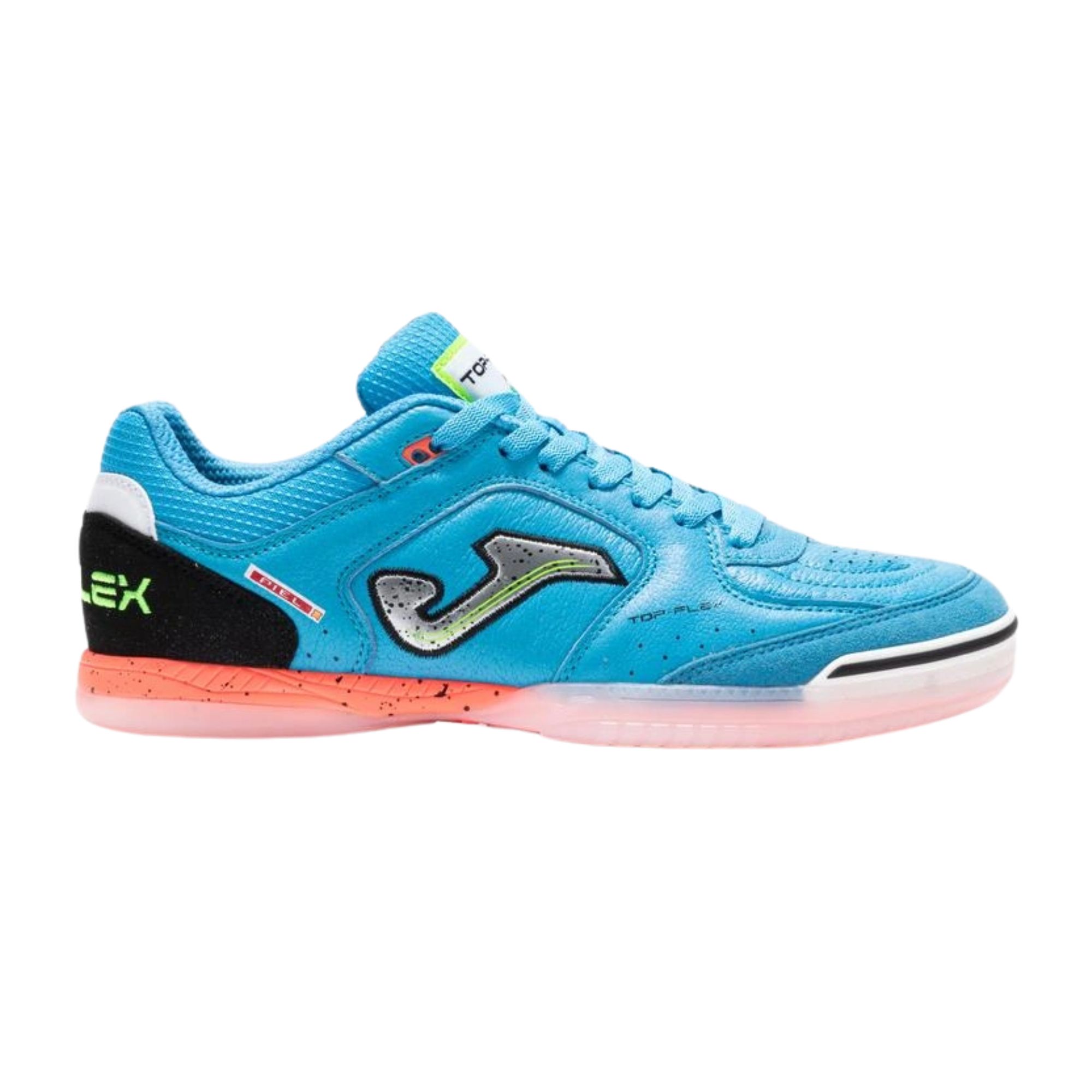 Chuteira Futsal Joma Top Flex Unissex - Azul Turquesa