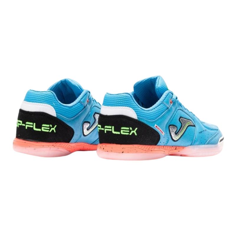 chuteira-futsal-joma-top-flex-unissex-azul-turquesa