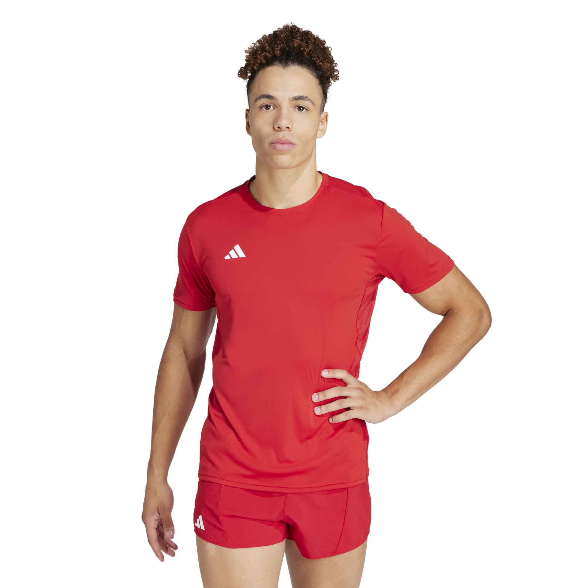 Camiseta Adidas Adizero Essentials Masculina - Vermelha