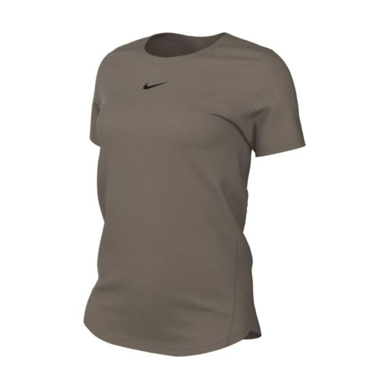 camiseta-nike-one-classic-dri-fit-slim-feminina-marrom