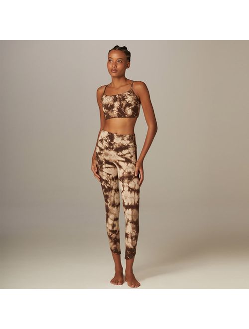Legging Yoga Tie Dye Marrom Algodão Noeli