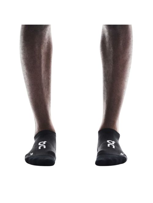 Kit Meia On Running Core Run Sock Low 2 Pares Unissex - Preta