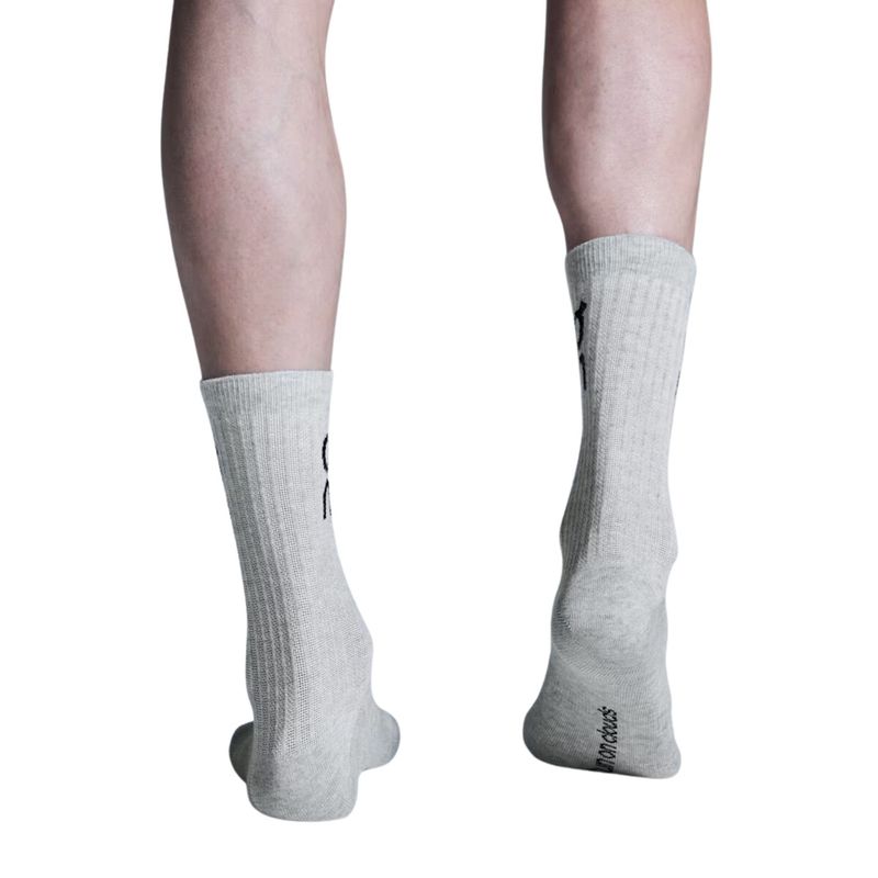 meia-on-running-logo-sock-high-3p-unissex-cinza