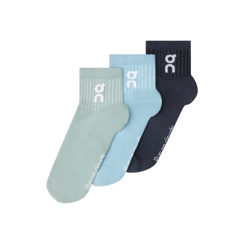 kit-meia-on-running-logo-sock-mid-3-pares-unissex-marinho-multicolor
