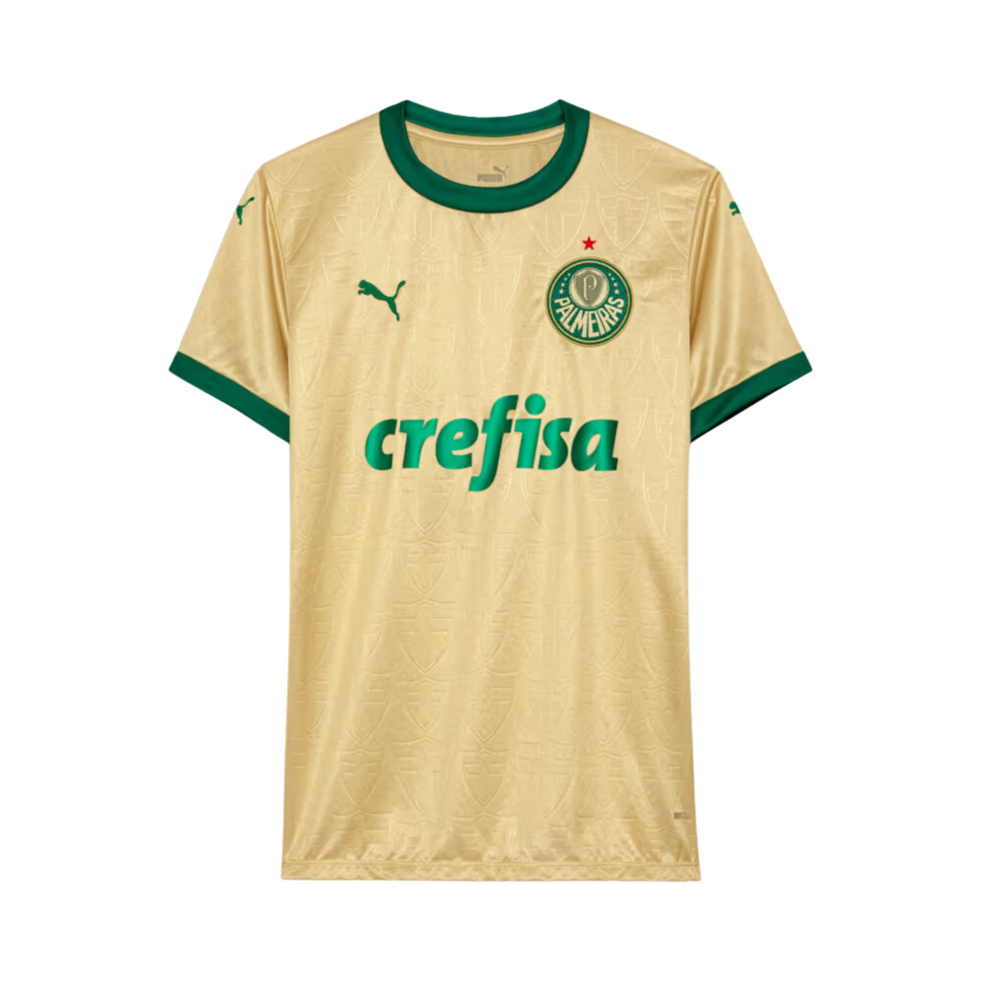 Camisa Palmeiras III 24/25 Puma Feminina - Dourada