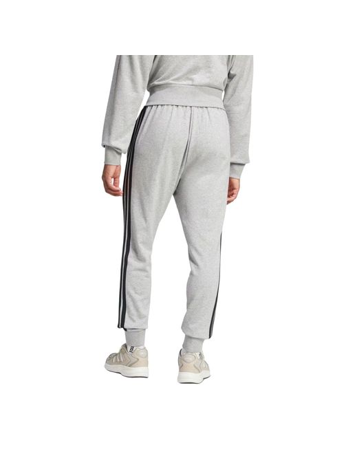 Calça Adidas French Terry 3 Stripes Masculina - Cinza