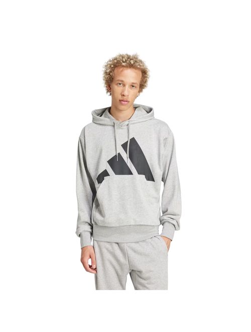 Blusão Com Capuz Adidas Essentials Big Logo Masculino - Cinza