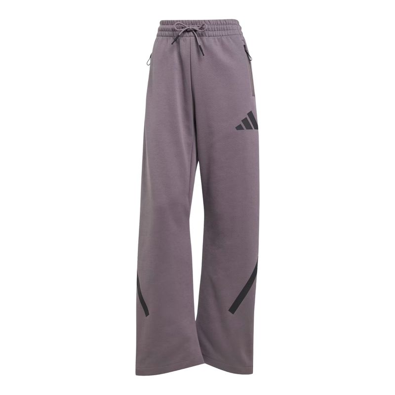 calca-adidas-reta-z.n.e-barrel-feminina-cinza
