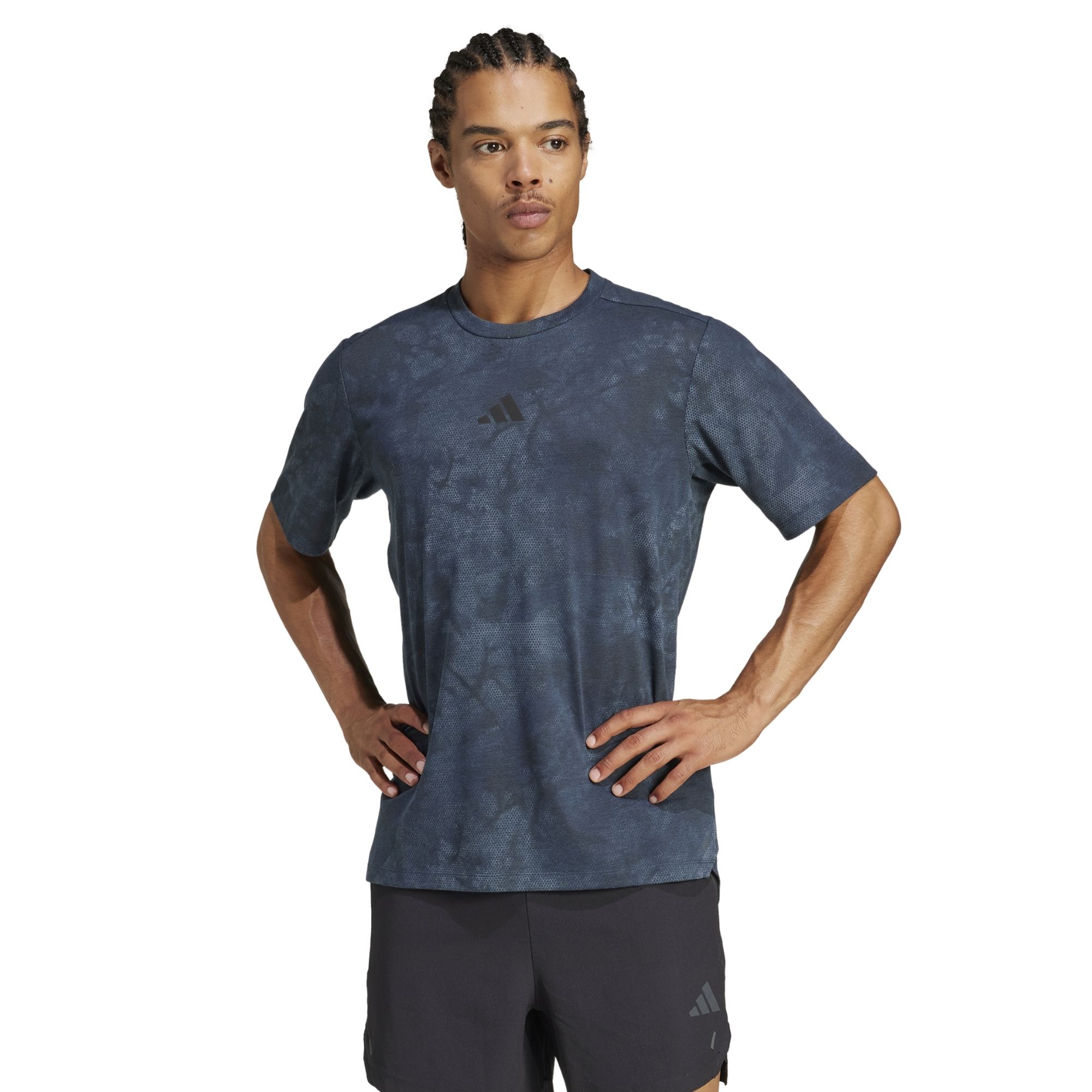 Camiseta Adidas Estampada Power Aop Masculina - Grafite