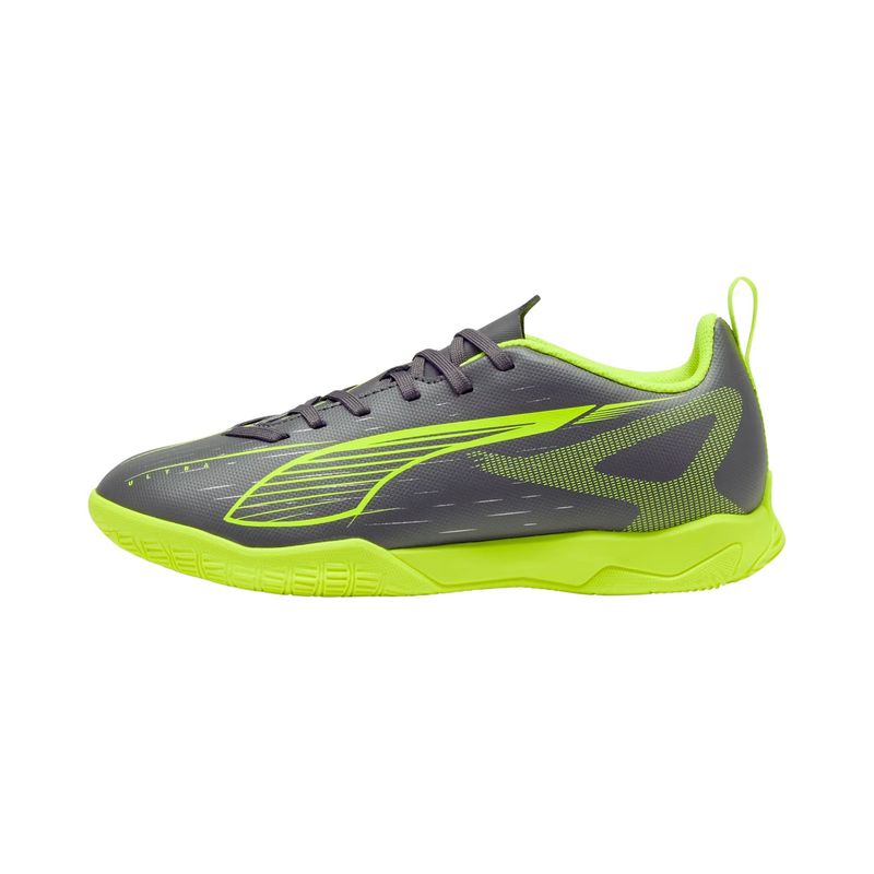 chuteira-futsal-puma-ultra-5-play-infantil-cinza