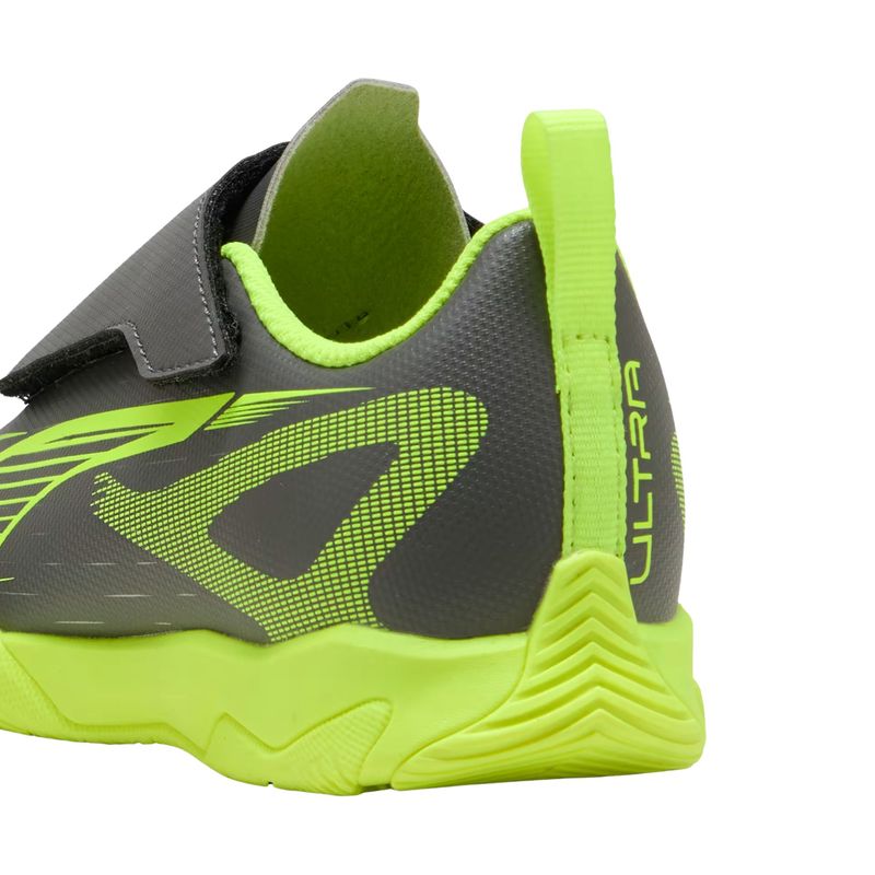 chuteira-futsal-puma-ultra-5-play-velcro-infantil-cinza