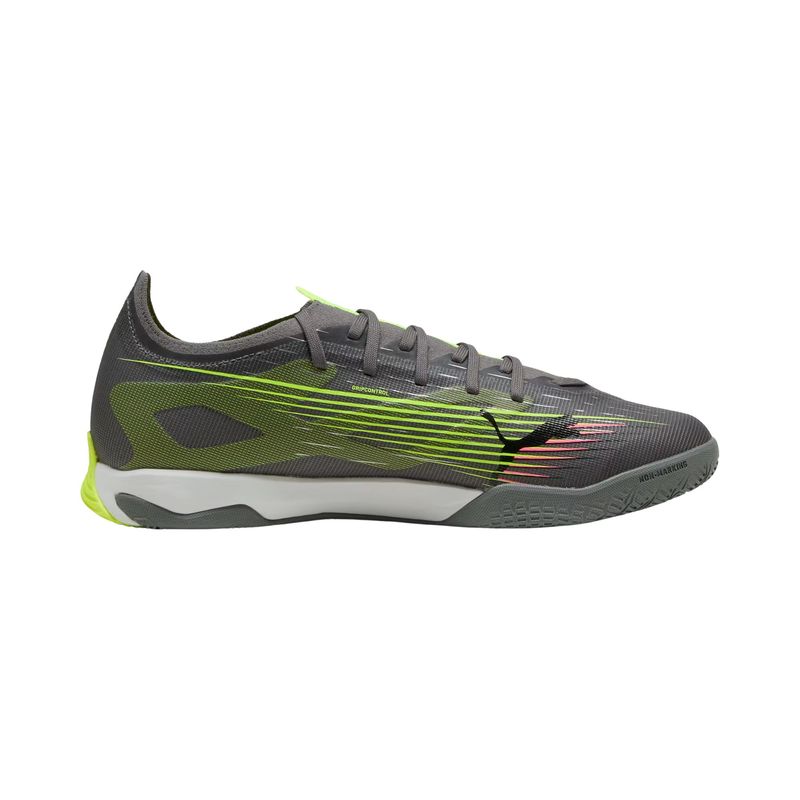chuteira-futsal-puma-ultra-5-match-unissex-cinza