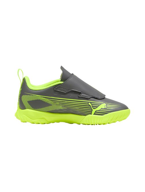 Chuteira Society Puma Ultra 5 Play Velcro Infantil - Cinza