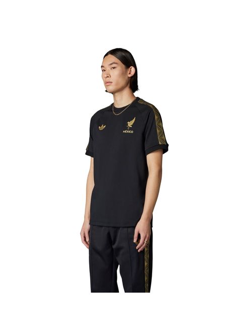 Camisa México Adidas Ouro Masculina - Preta/Dourada