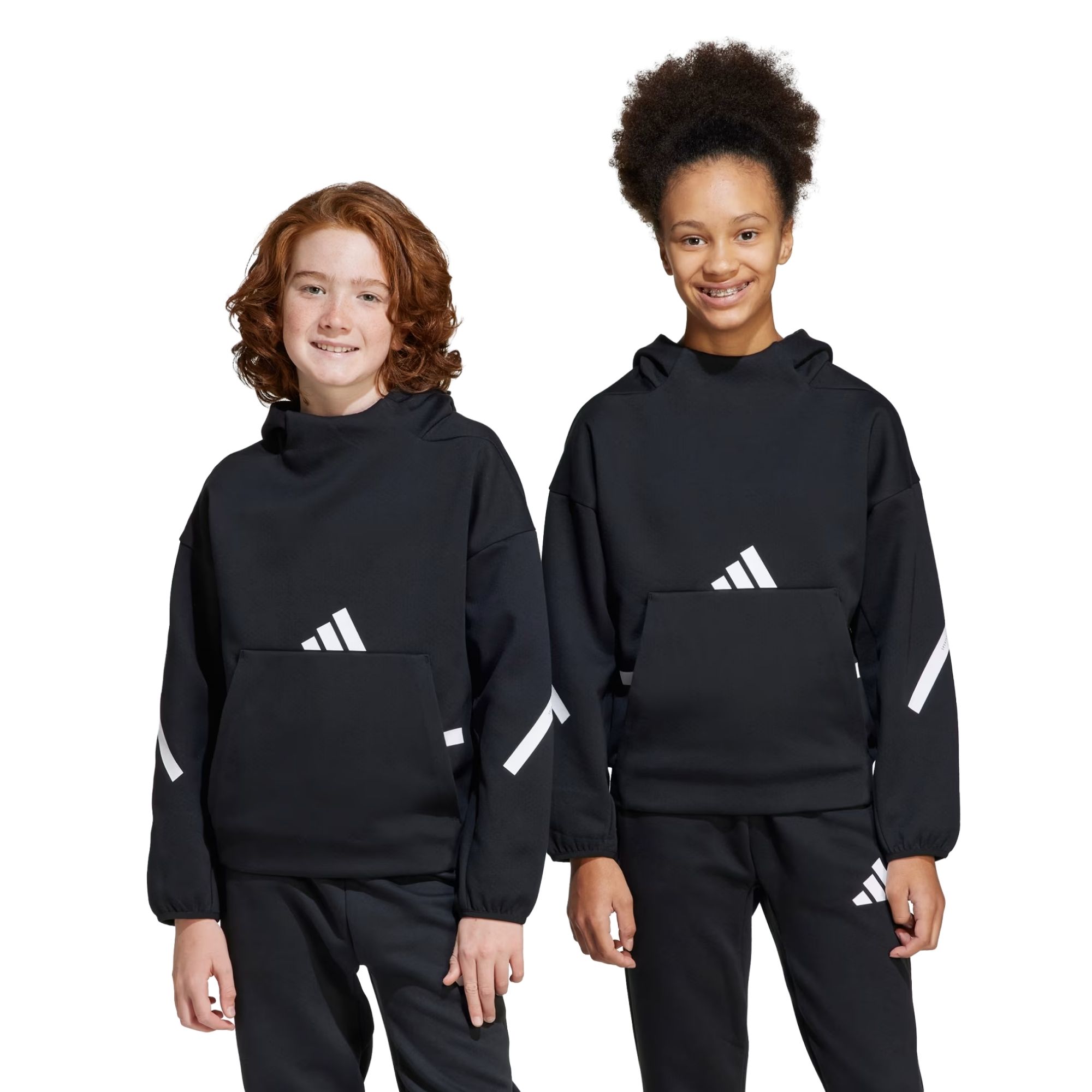 Blusão Com Capuz Adidas Z.N.E Infantil - Preto