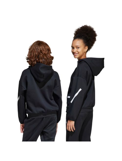 Blusão Com Capuz Adidas Z.N.E Infantil - Preto