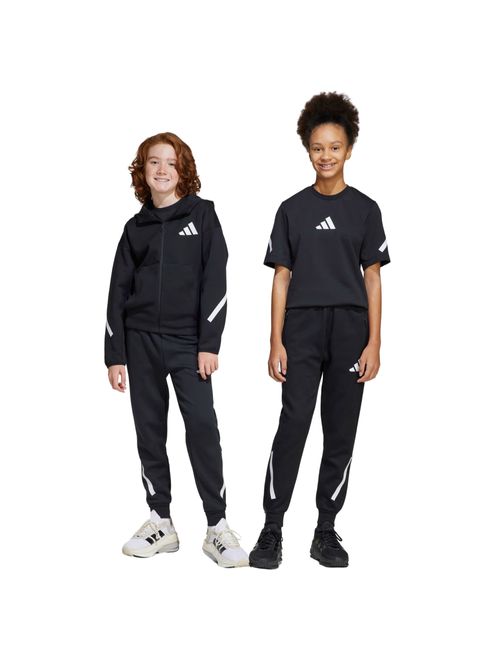 Calça Adidas Zne Tapered-Leg Infantil - Preta/Branca