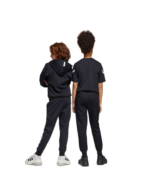 Calça Adidas Zne Tapered-Leg Infantil - Preta/Branca