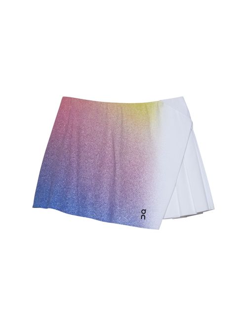 Saia On Running Court Side Pleat Feminina - Branca/Multicolor