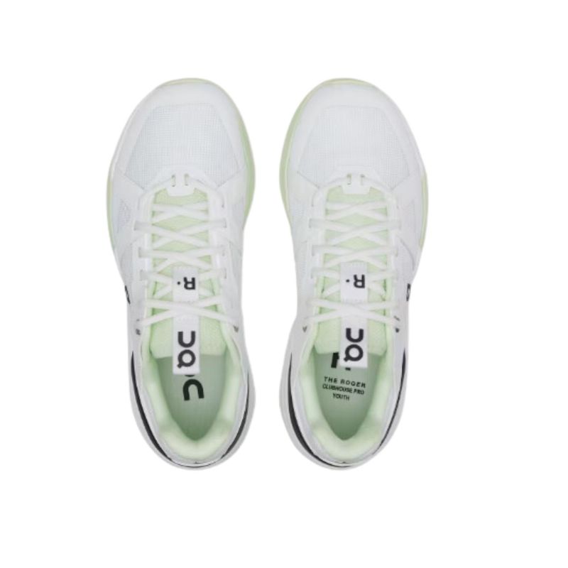 tenis-on-running-the-roger-club-house-pro-1-infantil-branco-verde