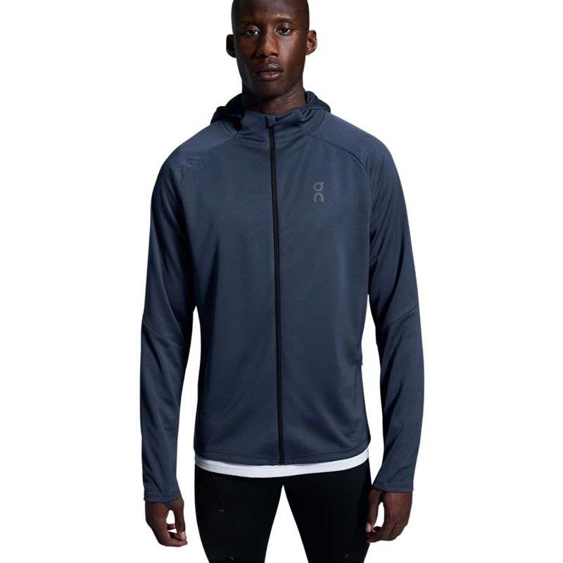 jaqueta-com-capuz-on-running-climate-zip-hoodie-masculina-marinho