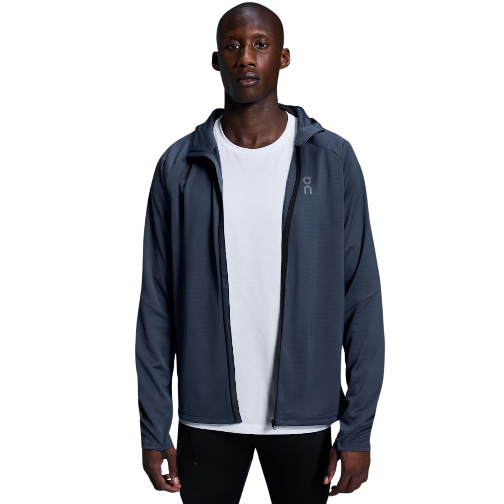 On zipped foodie ランニング Jaqueta Com Capuz On Running Climate Zip Hoodie Masculina
