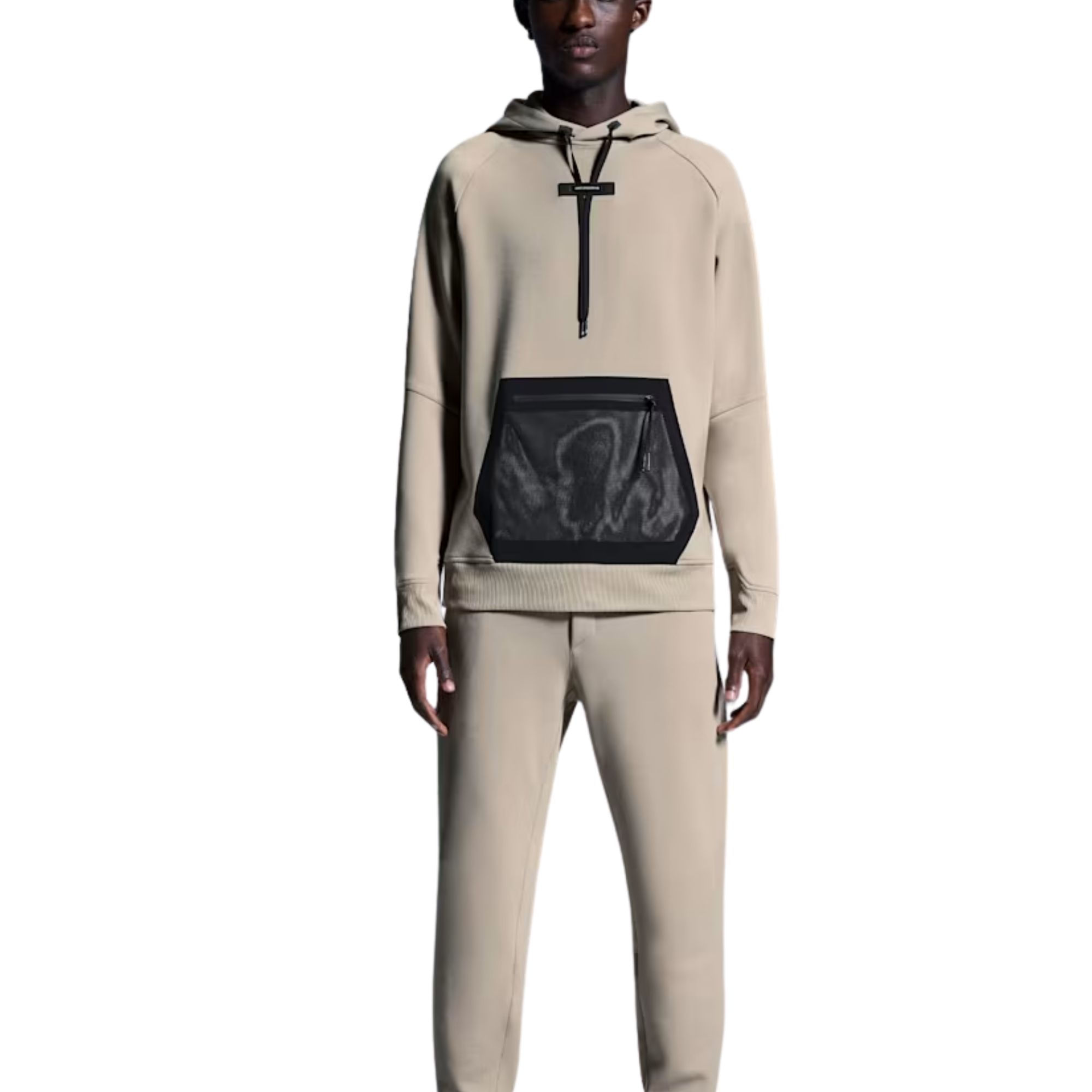Blusão Com Capuz On Running Hoodie Masculino - Bege