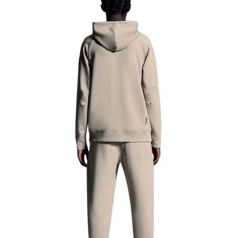 blusao-com-capuz-on-running-hoodie-masculino-bege
