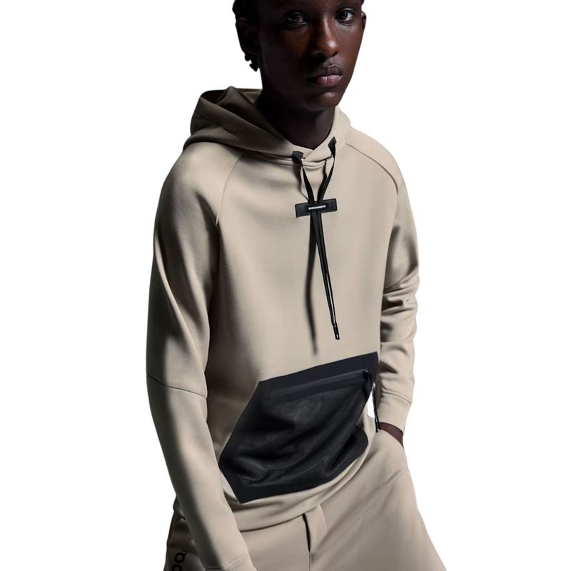 blusao-com-capuz-on-running-hoodie-masculino-bege