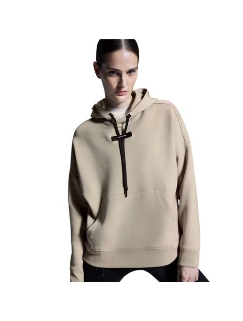 Blusão Com Capuz On Running Hoodie Feminino - Bege